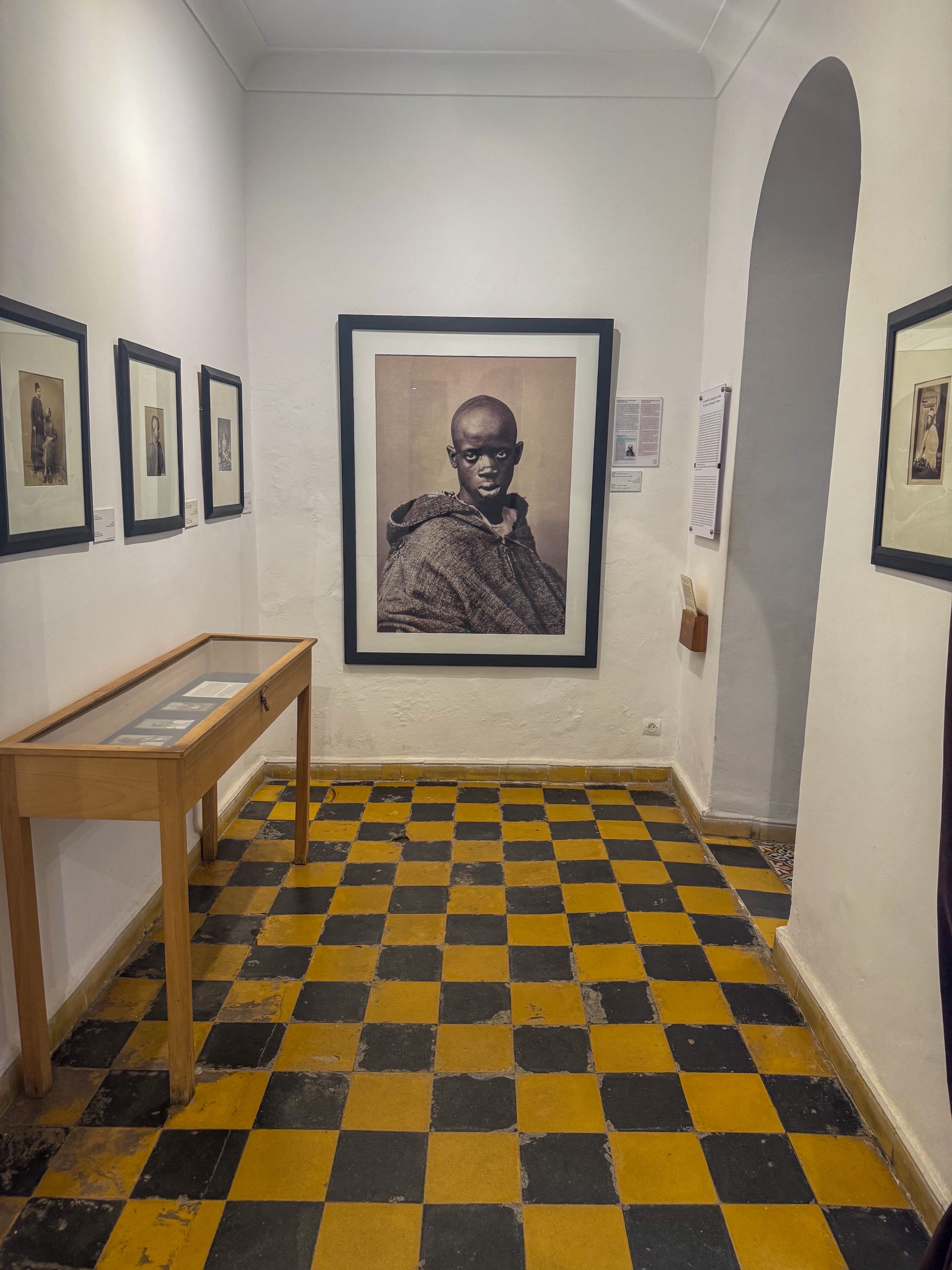 Exhibition at musée de la photographie in Marrakech.