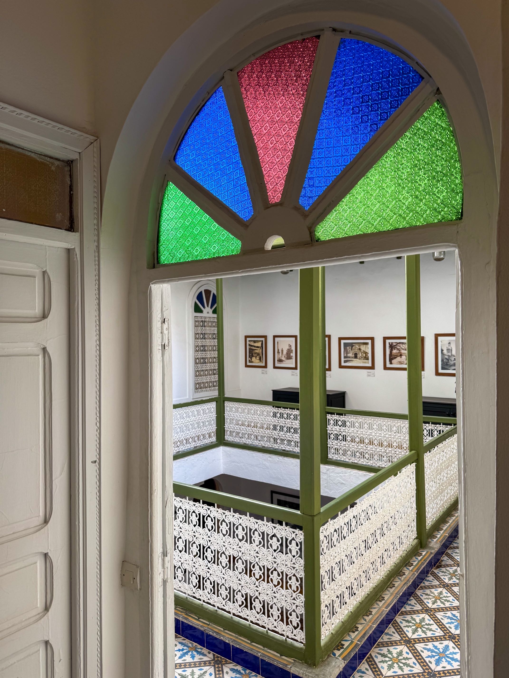 Room in musée de la photographie in Marrakech.